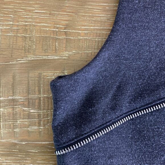 Michael Kors sleeveless zipper accent sheath dress charcoalsl gray size 4 - Picture 9 of 11